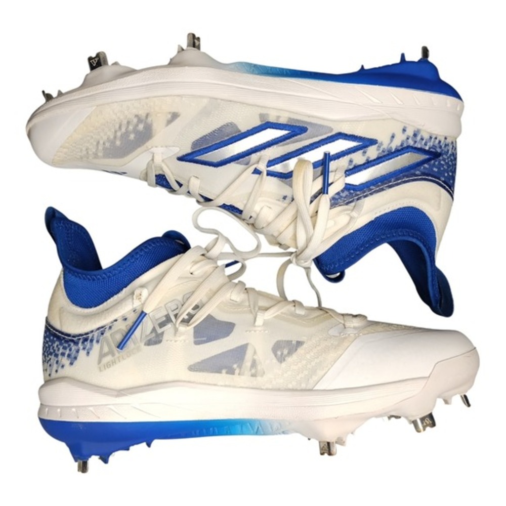 Adidas Adizero Afterburner 9 NWV Baseball Cleats Womens US 6.5 White Blue IF9944